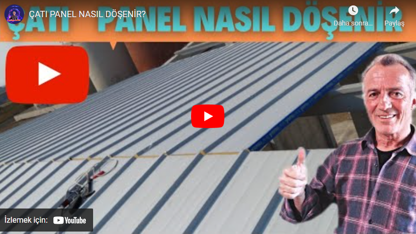 Çatı Panel Nasıl Döşenir